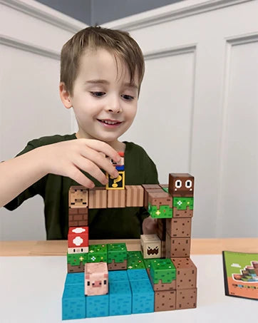 Magnetic Building Blocks Set for Kids – STEM Learning Toy