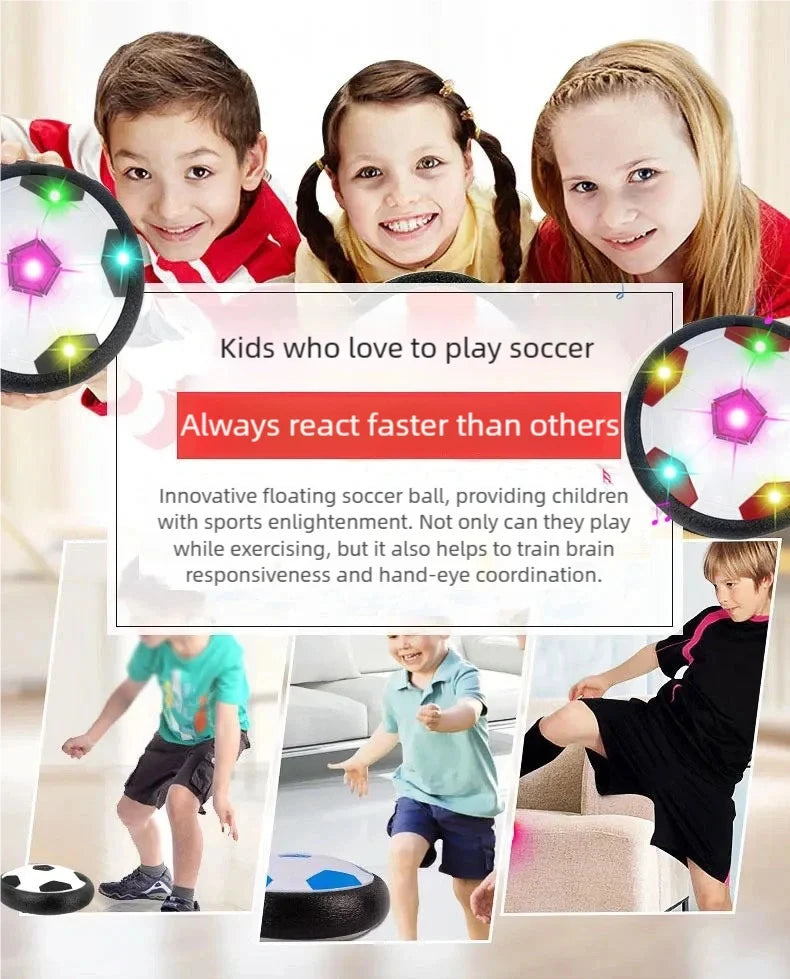 Floating Soccer Ball Toy with Air Cushion – Levitating Foam Football for Kids