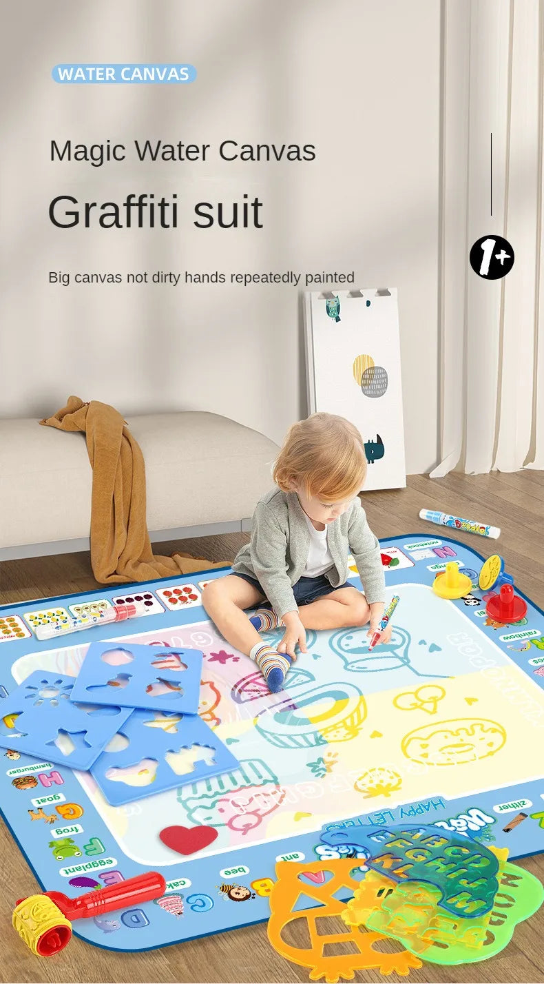 Magic Water Drawing Mat with Pens