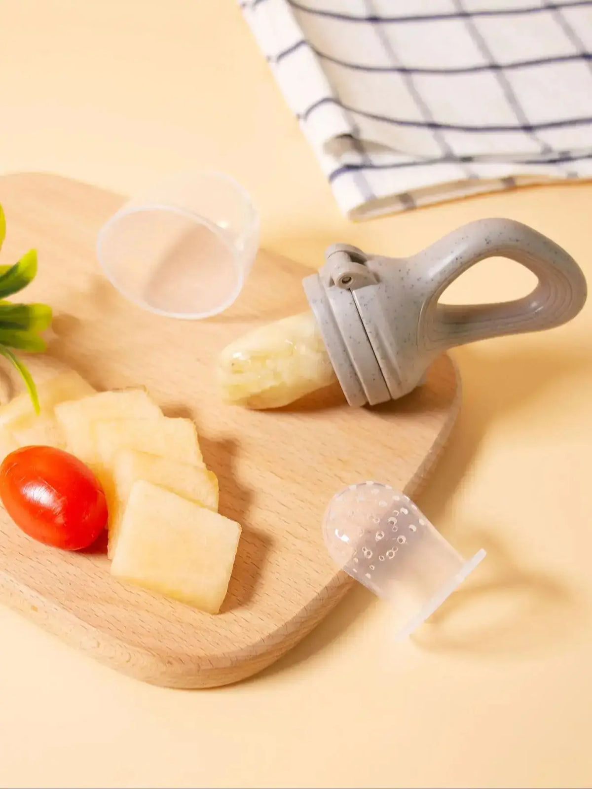 Baby Fruit Feeder with Silicone Mesh Bag