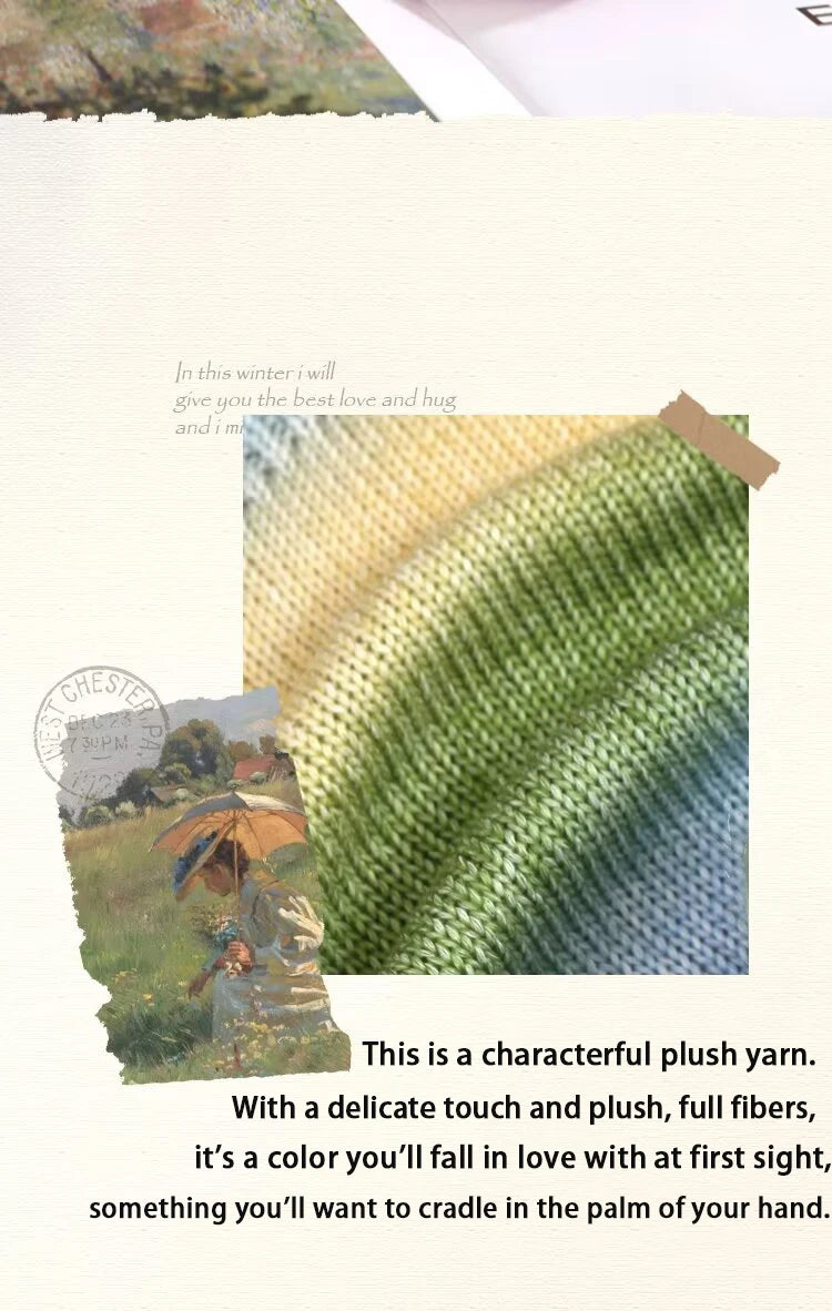 Gradient Cake Yarn – 200g Soft Wool Blend for Knitting & Crochet