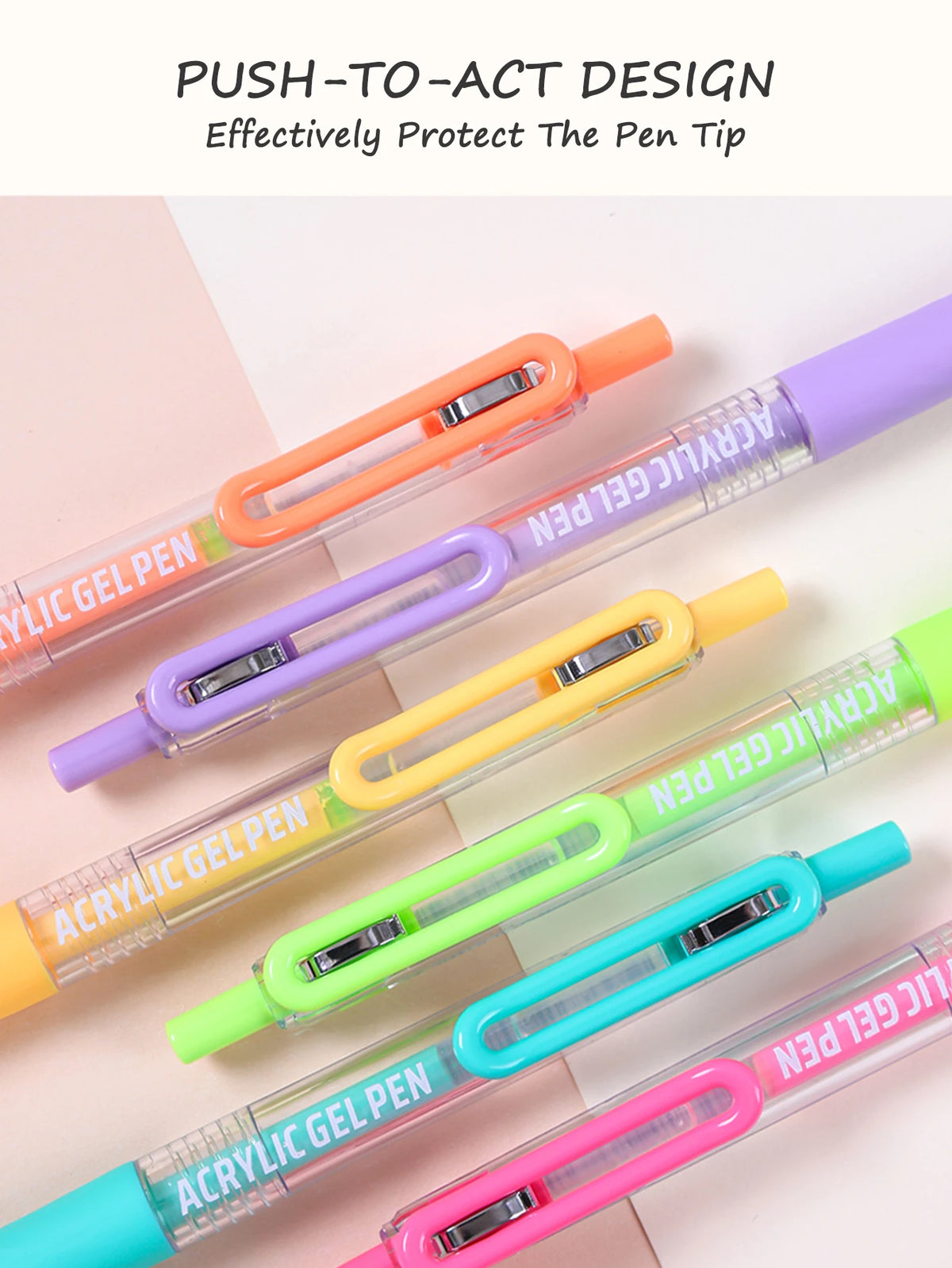 12 Color Acrylic Gel Pen Set