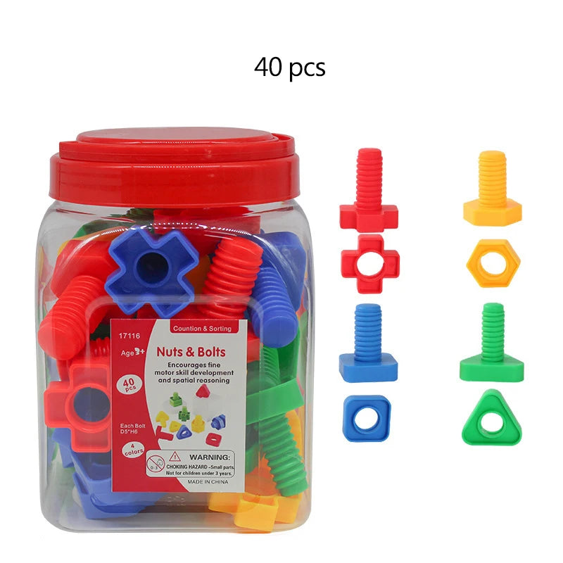 Montessori Light Table Sorting Blocks for Sensory Learning