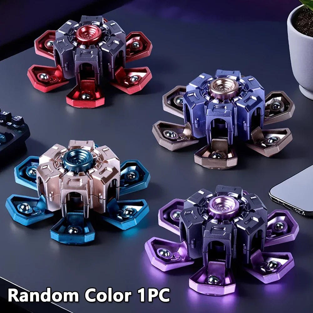 Compact Hand Spinner Fidget Toy for Stress Relief