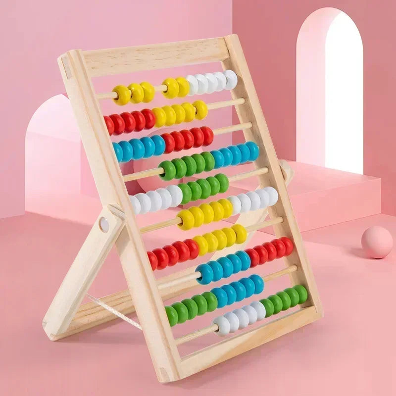 Classic Wooden Abacus with 100 Beads - Educational Counting Toy for Kids