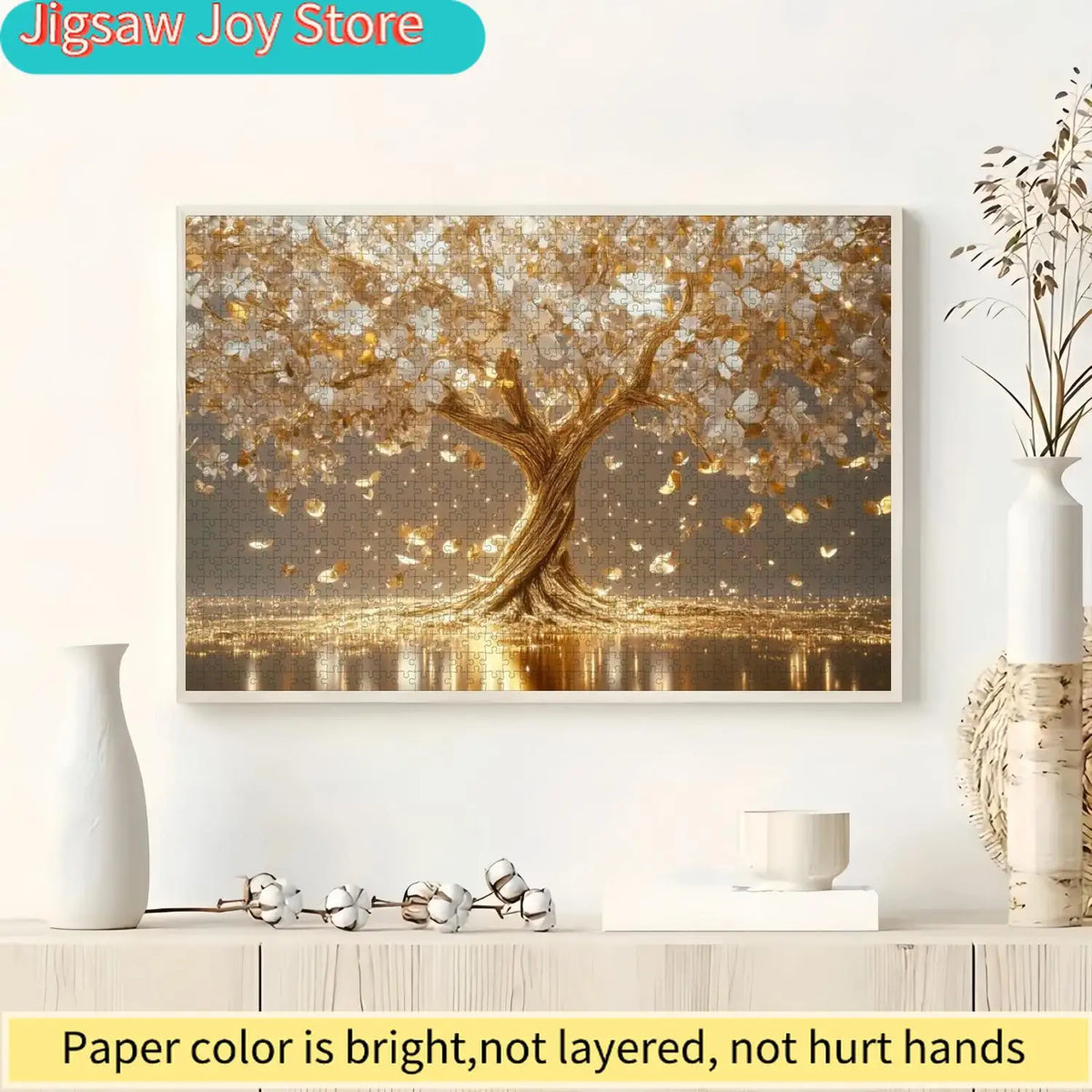 Glowing Tree of Life Puzzle – Large Multi-Color Challenge for Families