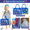 A high quality busy board featuring animal and dinosaur designs, detachable boards, and a durable zipper bag for storage stic
