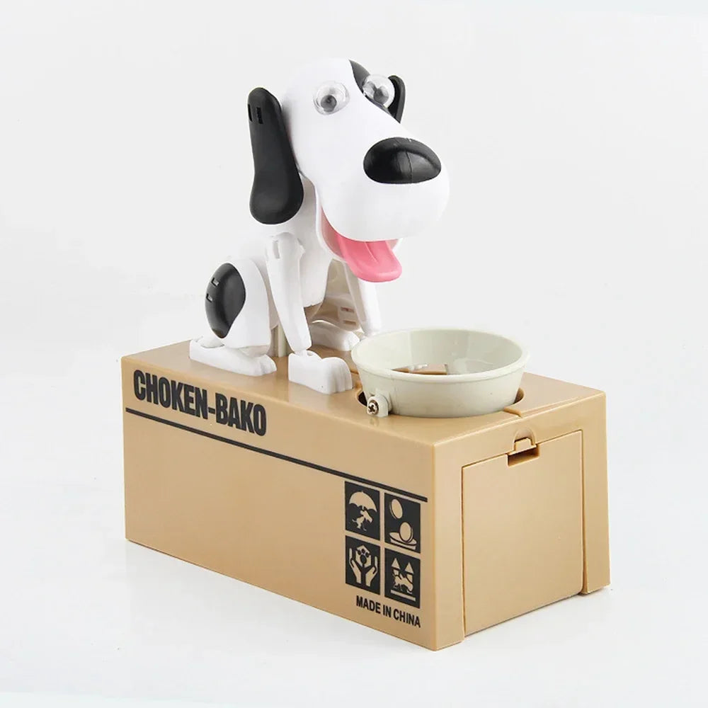 Interactive Robot Dog Piggy Bank for Kids