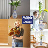 Blue and white porcelain flower vase puzzle set featuring a floral design.