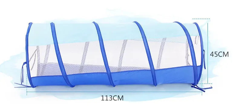 3-in-1 Kids Ball Pit Play Tent with Tunnel
