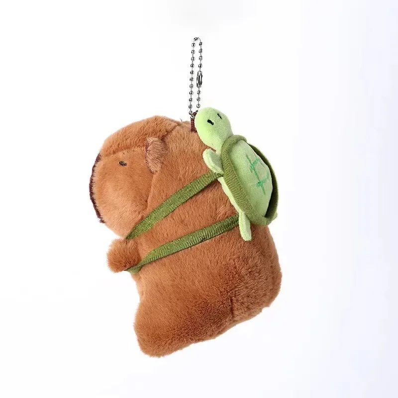 Capybara Plush Toy with Duck Swim Ring – Kawaii Stuffed Animal