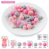 3D Animal Silicone Beads Set for Jewelry Making
