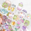 3D Jelly Sticker Pack – Cute Cartoon Animals & Ghosts for DIY Decor