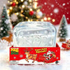 A clear plastic Nee Doh squishy fidget toy box with a red label and festive holiday background.