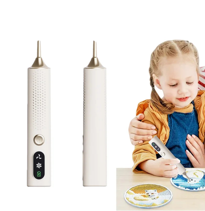 Cordless Electric Diamond Art Pen with Vacuum Suction