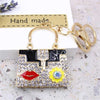 Crystal Rhinestone Handbag Keychain