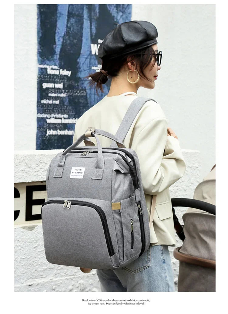 Large Capacity Diaper Bag Backpack with Changing Mat