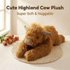 Weighted Highland Cow Plush – Soft & Cuddly Stuffed Animal