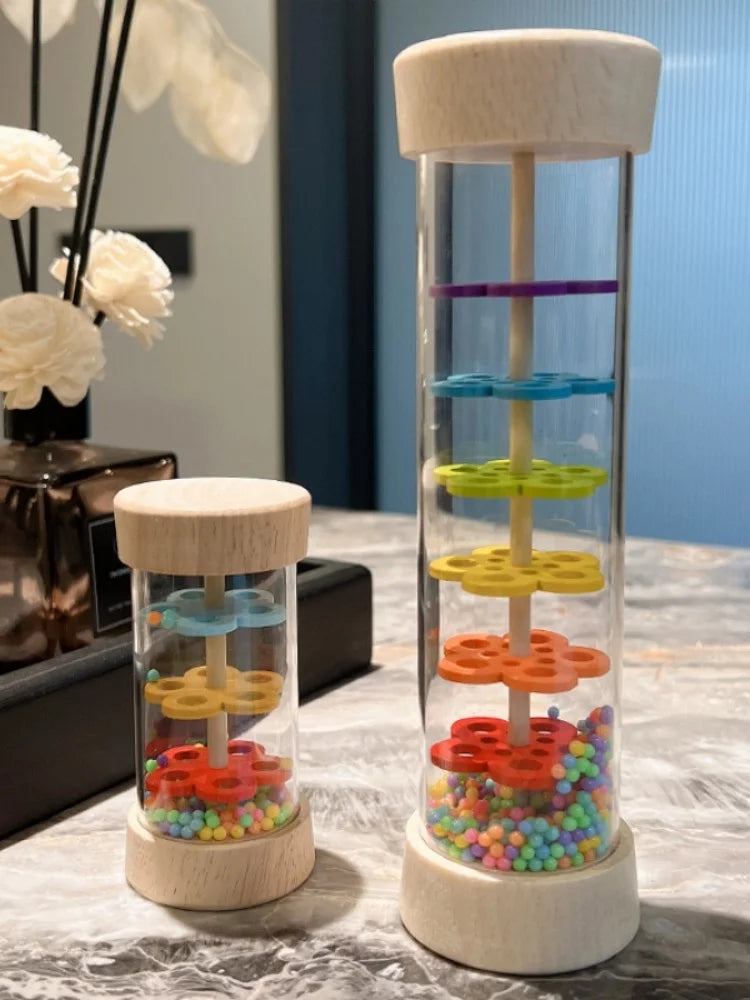 Wooden Rainmaker Sound Toy for Kids