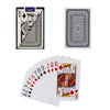 A deck of waterproof plastic playing cards featuring a King and Ace of Spades design.