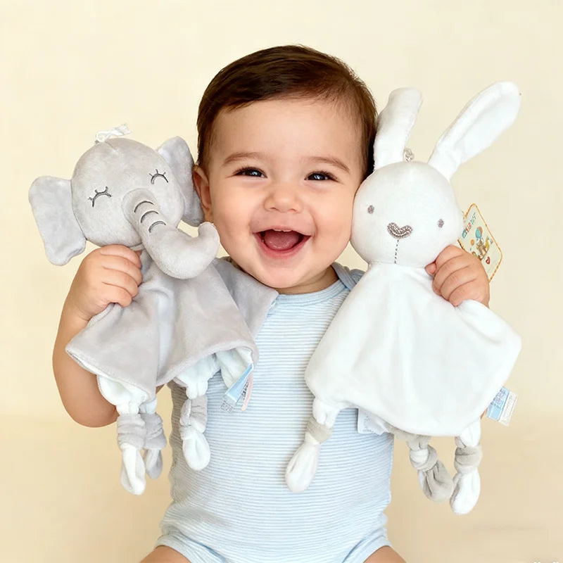 Cuddly Elephant Baby Comforter with Teether & Rattle