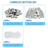 DIY Button Maker Supplies – Metal Pin Badge Parts Kit