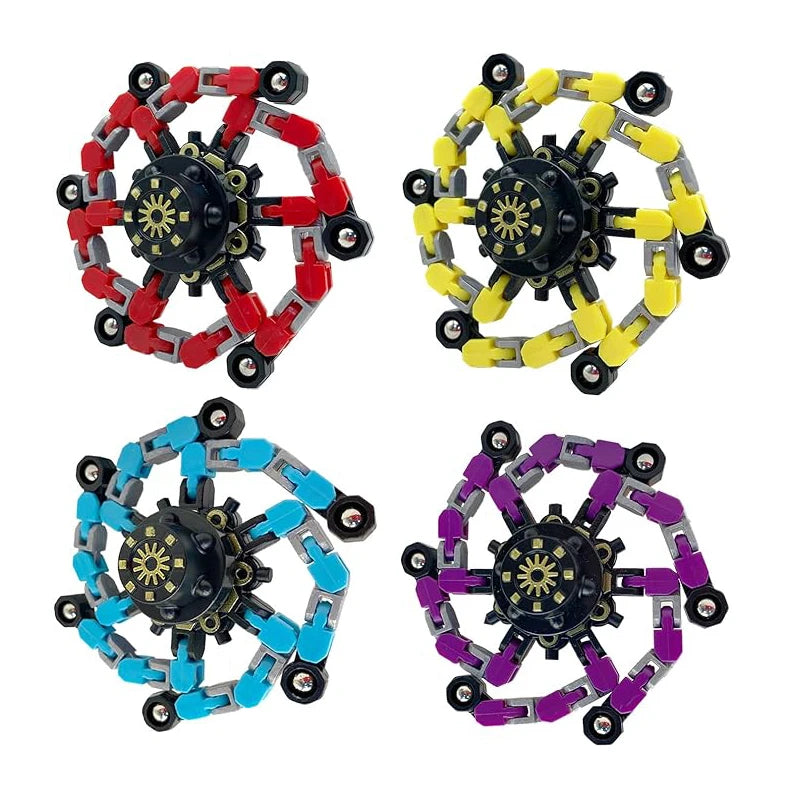 Transformable Fidget Spinners for Stress Relief and Focus