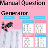 4-in-1 Math Roller Stamp for Addition, Subtraction, Multiplication & Division