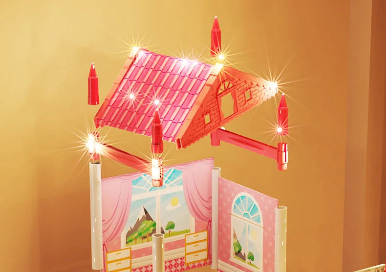 3D Princess Castle Dollhouse Building Kit