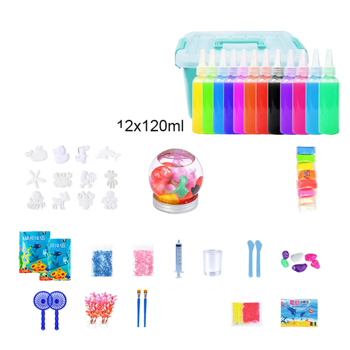 Magic Water Elf DIY Craft Kit – Create Colorful Ocean Creatures