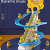 Musical Duckling Climbing Stairs Toy