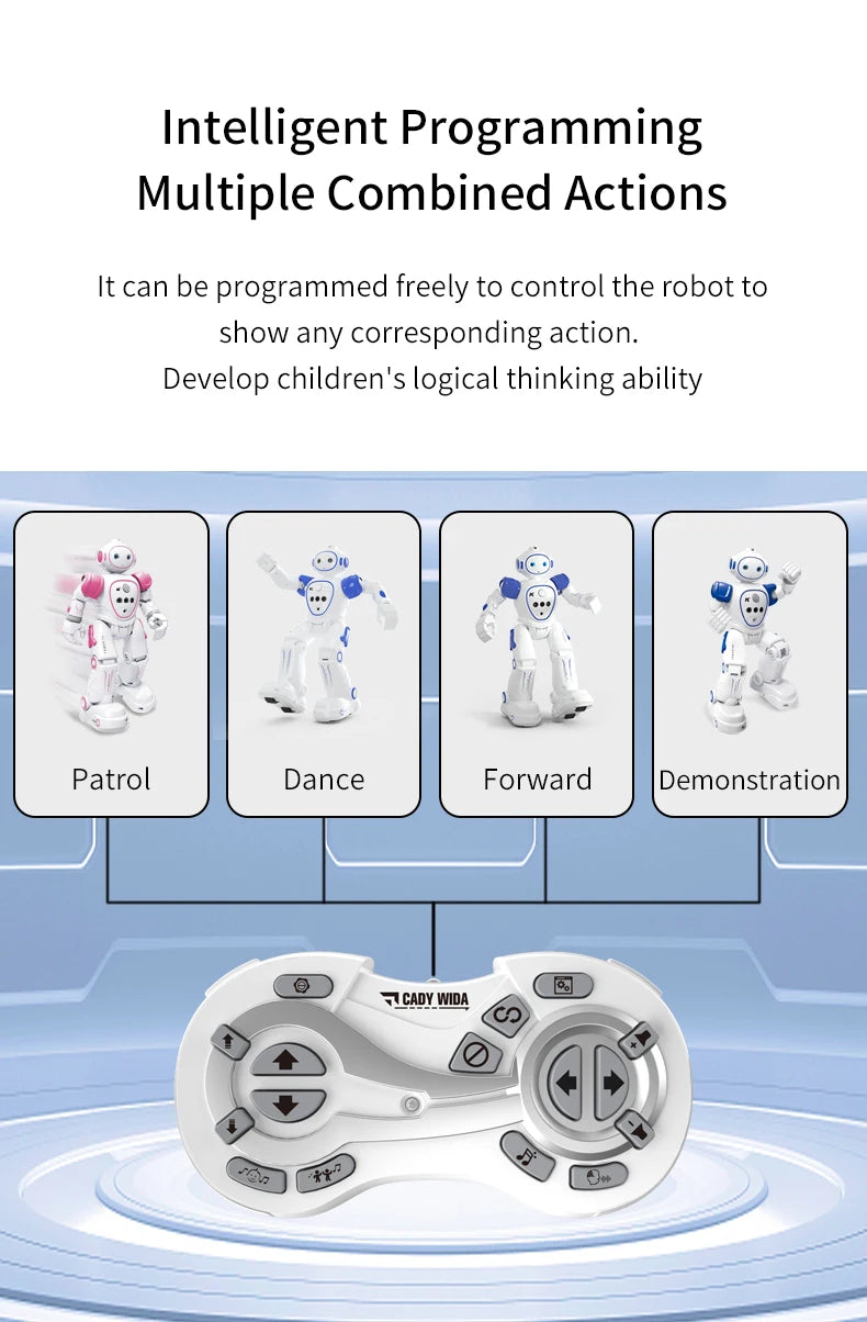 Interactive Dancing Robot with Remote Control and Gesture Sensing
