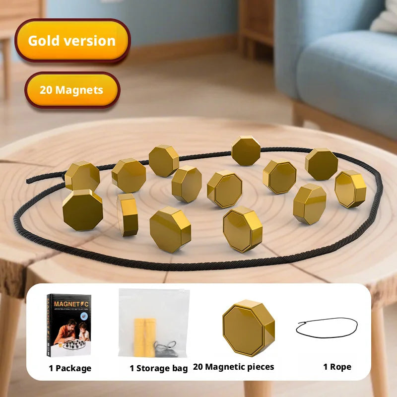 Magnetic Stone Strategy Board Game for Family Game Night