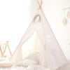 Kids' Foldable Teepee Play Tent with Curtains
