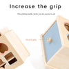 Wooden Montessori Sorting Box with Shape & Color Matching Games
