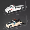 Diecast Metal Container Truck with Trailer – Pull-Back Action