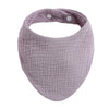 Organic Cotton Muslin Baby Bib with Bandana Style