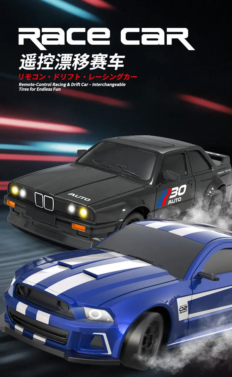 M3 GT500 1/24 RC Drift Car 4WD 2.4G High-Speed Remote Control Car