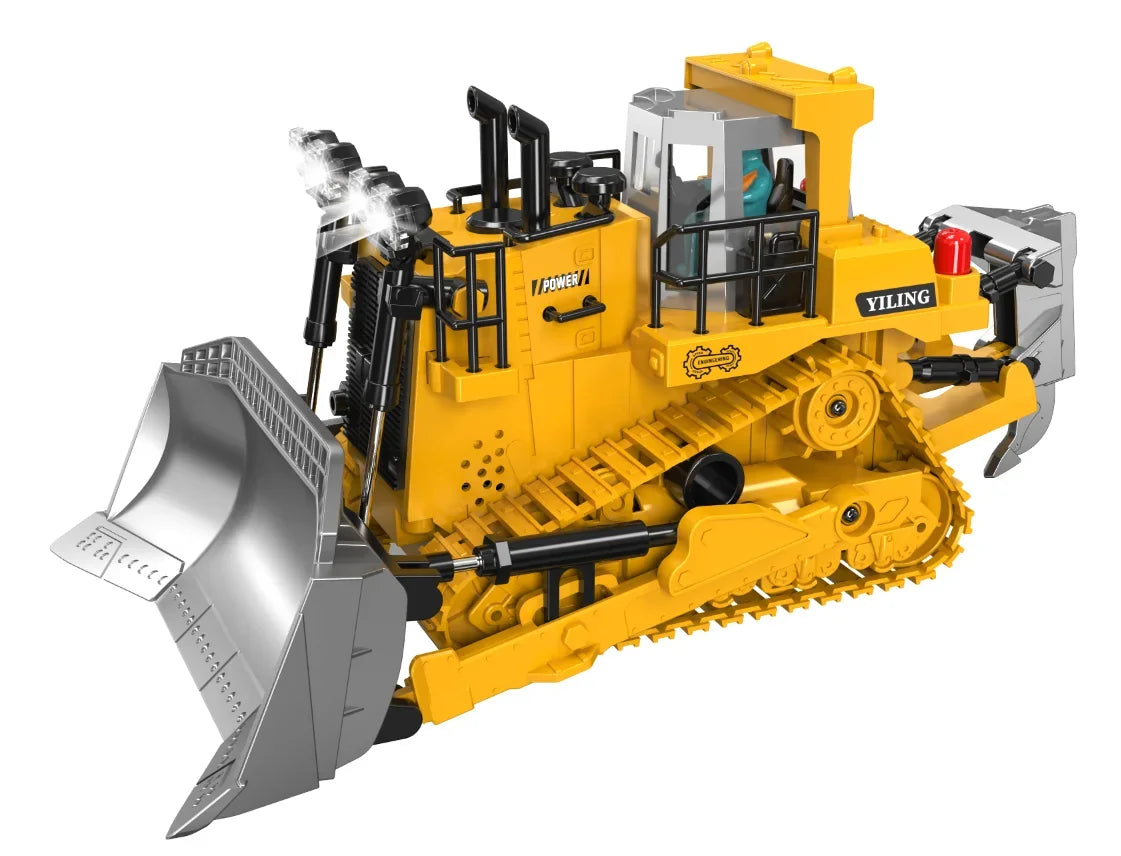 Remote Controlled Bulldozer with Working Shovel and Lights