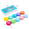 Wooden Arithmetic Card Matching Game for Kids – Addition & Subtraction Early Learning Toy