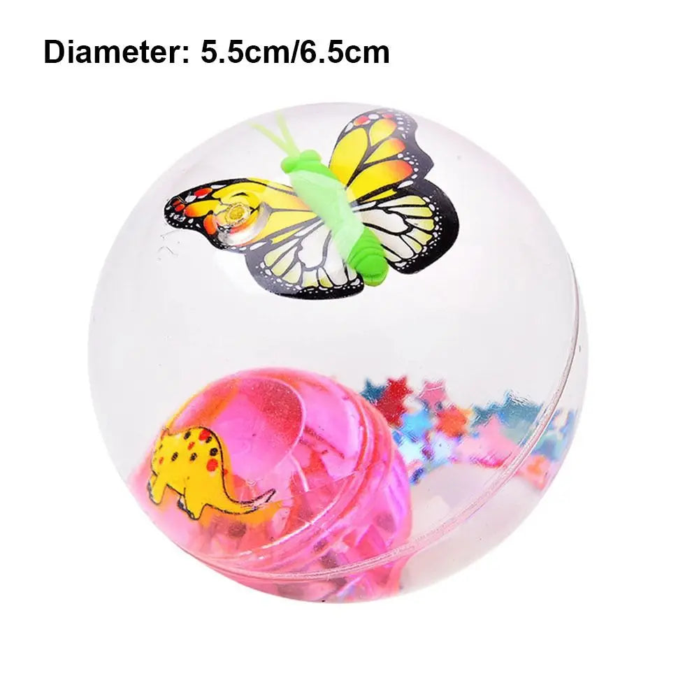 LED Glowing Bouncy Ball for Kids – Colorful Light-Up Jumping Ball Toy