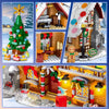 Gingerbread House Building Set with LED Lights – 3 Holiday Styles for Kids and Adults