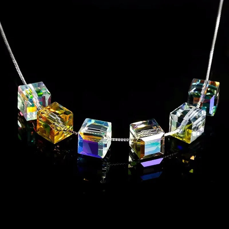 Crystal Cube Beads for Jewelry Making – 4mm, 6mm, 8mm