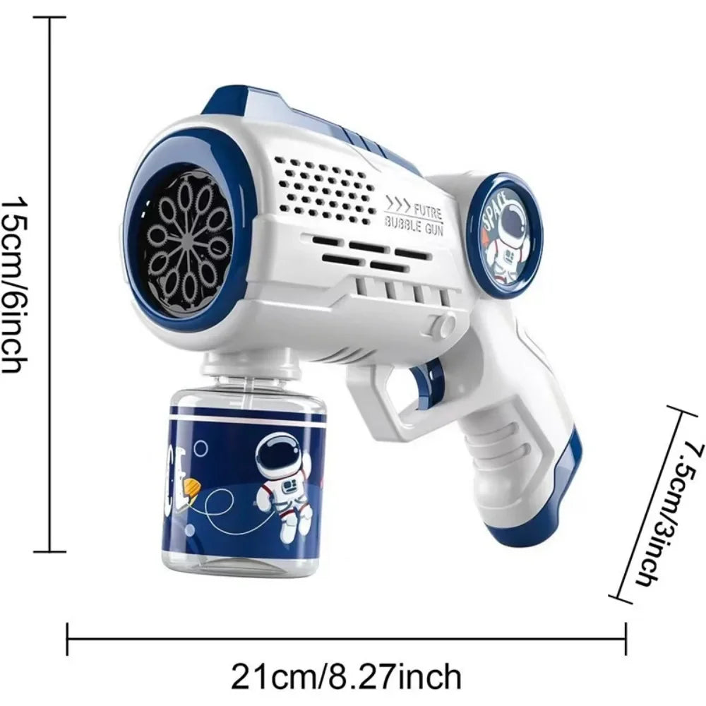 Automatic Astronaut Bubble Gun with LED Lights