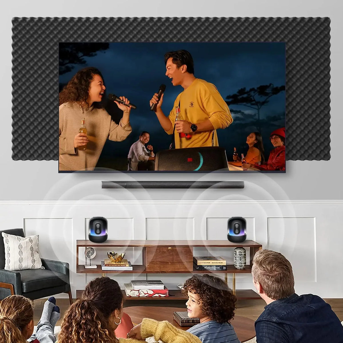 Self-Adhesive Acoustic Foam Panels for Soundproofing and Noise Reduction