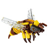 Insect building blocks set featuring bee, ant, and butterfly figures in brown and yellow colors