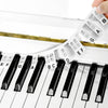 Reusable Silicone Piano Key Note Labels for 88-Key Full Size Keyboards