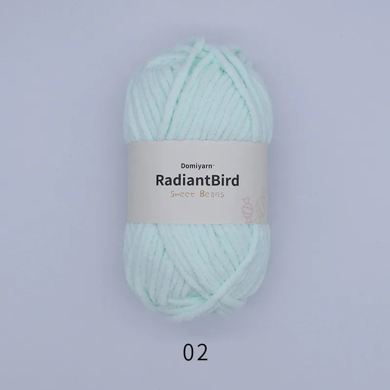 Soft Polyester Yarn for Knitting and Crochet
