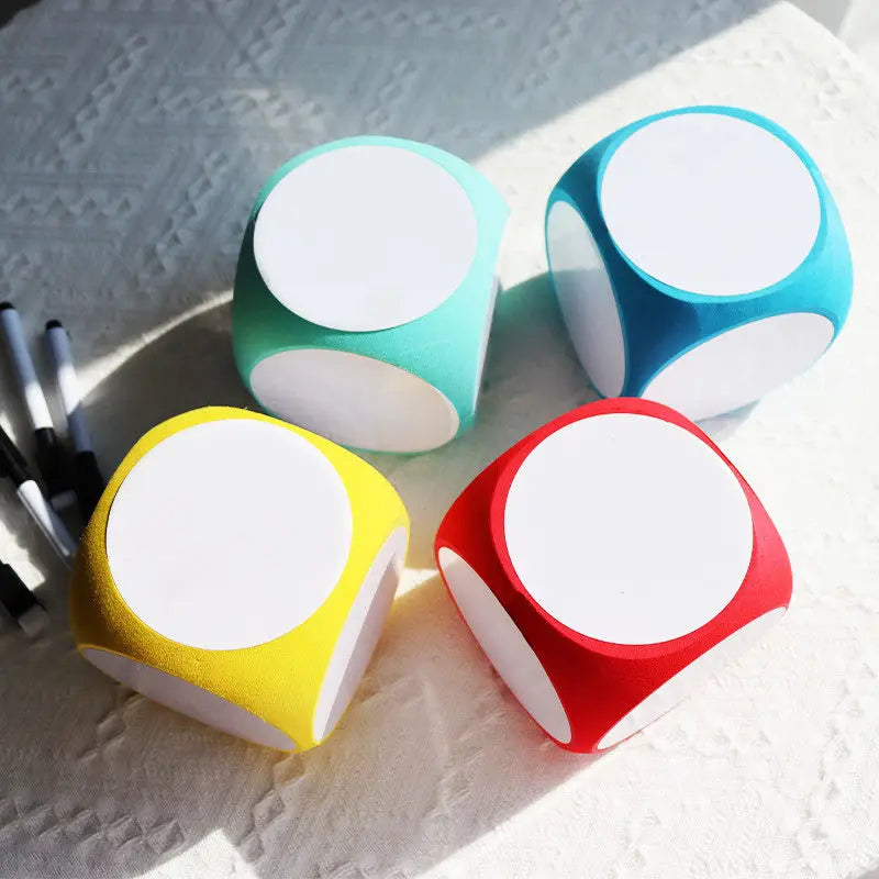 Reusable Dry Erase Math Practice Dice Blocks