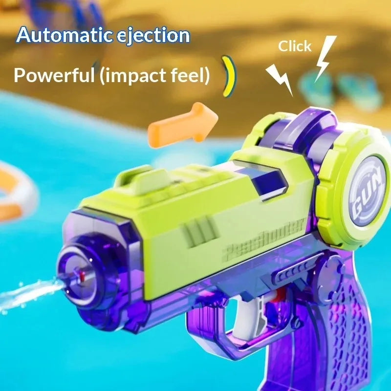 Jump Chamber Press Water Gun for Kids